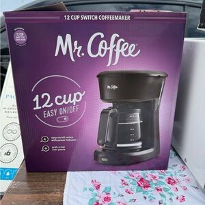 Mr. Coffee 12-Cup Black Coffee Maker